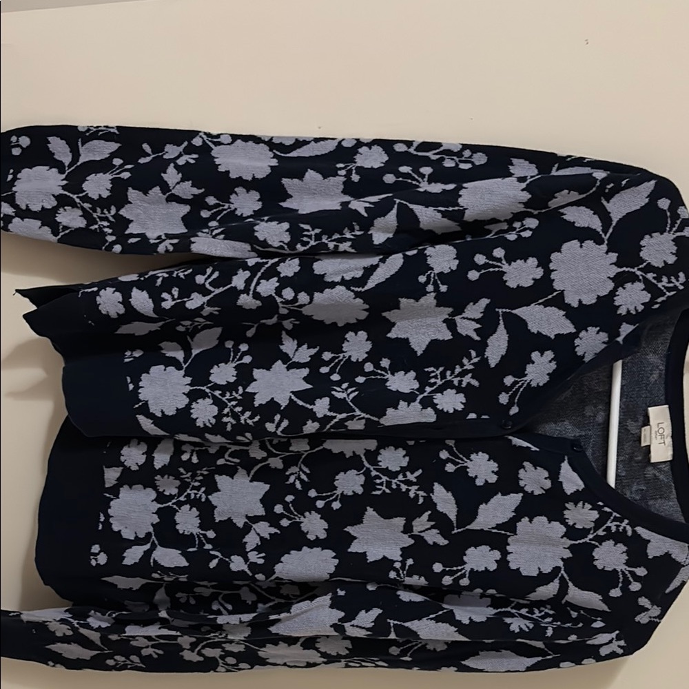 Floral Patterned Sweater